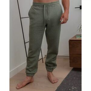 $198 LAHGO Immersed Double Faced Pant Jogger Supima Cotton LUNYA Mens
